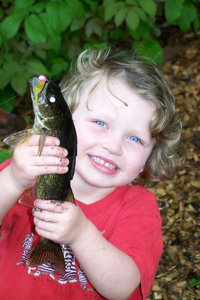 Katie's first lake trout